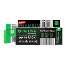 ​Baterii Alkaline AA PATONA Premium 10 pcs Mignon LR06 Battery
