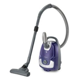 Aspirator cu sac 800 W, 3.5L, filtru HEPA13, perie turbo, ultra silentios 64 dB, multi-suprafețe Violet