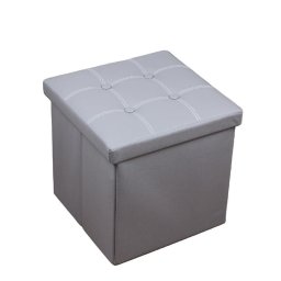TABURET PLIABIL DEPOZITARE MODERN - 38X38X38CM / GRI