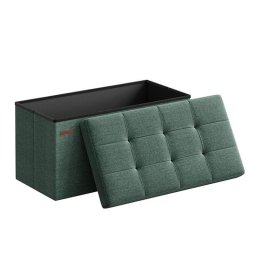 TABURET PLIABIL DEPOZITARE DUBLU - 76X38X38CM / VERDE