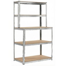 Mobilier interior RAFT METALIC BLAT-LUCRU - 5P / 180X100X60X30CM / 175KG
