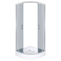 Cabină de duș curbată Intro 90 cu tavă XN