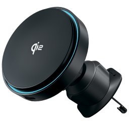 Suport pentru Grila de Ventilatie cu Alimentare Wireless, 15W, Qi2 - Proove (WHLC15010002) - Metallic Grey