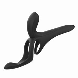 SuperLove Pleasure Maker Couples Vibrator Black