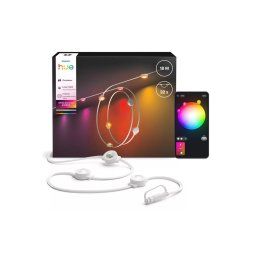 Philips Hue FESTAVIA ghirlandă LED RGBW reglabilă pentru exterior, 32 LED, 18 m, IP65