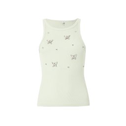 ONLY Top Onlfiliz Life S/L Stone Tank Box 15368917 13-6107 TCX green lily