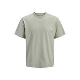 JACK & JONES T-Shirt Jornantucket Script Chest 12290859 16-6008 TCX seagrass