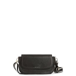 TED BAKER Geantă mică Louiize Webbing Leather Flapover 283918 black