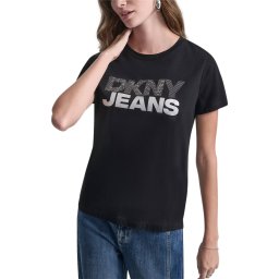 DKNY T-Shirt DJ6T1746 AE1 bk/silv silver