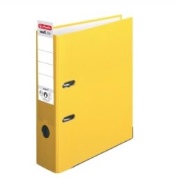 Biblioraft A4, 8 cm, Galben, Herlitz