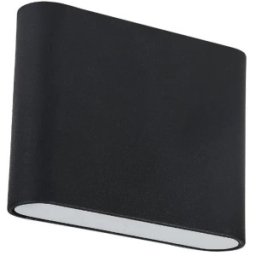 Aplica Perete Exterior Tangeri-6, 2 x 3W, 480 lm, 4000K, IP54, Negru, Aluminiu, Well