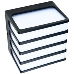 Aplica Perete Exterior Led, 8W, 610 lm, IP65, 120 x 120 x 92 mm, Negru, Modee