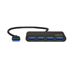 Hub USB Port Designs 900121 | 4 porturi USB 3.0, Negru