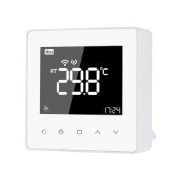 Termostat Wi-Fi Luxion TP618RFW cu receiver pentru centrala termica pe gaz sau electrica, Smart, Programari, Control aplicatie SmartElectro IntelligentHouse