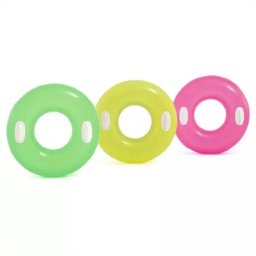 Intex: Hi-Gloss colac gonflabil lucios cu mânere - 76 cm, diferite