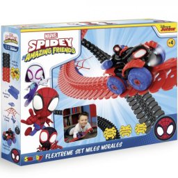 Smoby: Spiderman și prietenii - set pistă FleXtreme - Miles Morales