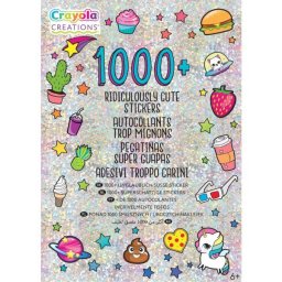 Crayola Creations: Caiet cu autocolante - 1000 + autocolante - diferite