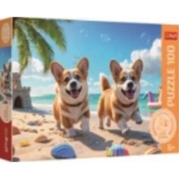 Trefl: Corgi - puzzle de 100 piese