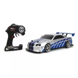 Jada Toys: Fast & Furious RC Nissan Skyline GTR 1 mașină teleghidată, 1:10