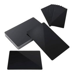 Cărți de vizită din metal din aliaj de aluminiu (100 buc)