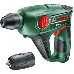 Ciocan rotopercutor cu acumulator 12V, 2.5 Ah, 720 W, 0.5 J, 4800 RPM, Mandrina interschimbabila SDS-Plus, set accesorii pentru gaurit/ insurubat, valiza de transport