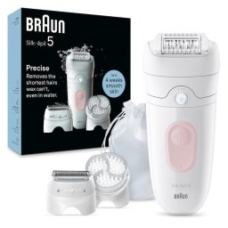Epilator Epilator 28 pensete, 2 viteze, cap masaj, fără fir, epilare delicată