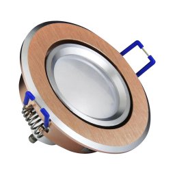Corp de iluminat LED încastrat SUN OLAL 1xGU10/3,5W/230V 3000K d. 8,4 cm auriu