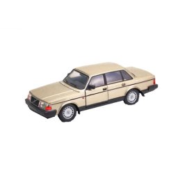 Macheta auto volvo 240 gl, gold, 1:24 welly, 24102