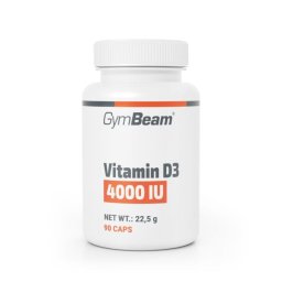 GymBeam Vitamina D3 4000 IU 90 caps.