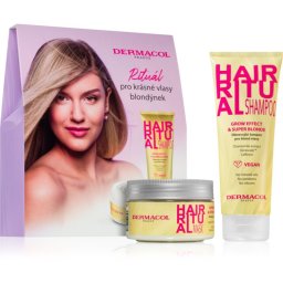 Dermacol Hair Boost Blonde set cadou pentru par blond