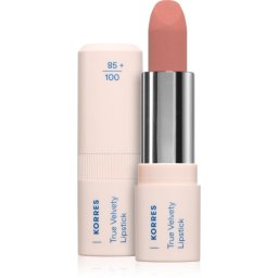 Korres True Velvety Lipstick ruj cremos cu finisaj satinat culoare 13 Nude Pink 3 g