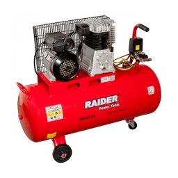Raider - RD-AC18 - Compresor, cu ulei, 1800 W, 100 l, 320 l/min, 8 bar