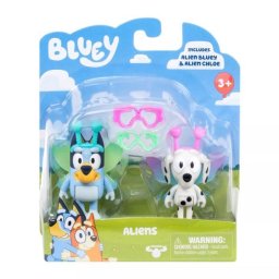 Bluey: Pachet dublu de figurine - Bluey extraterestru și Chloe