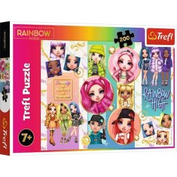 Trefl: Rainbow High - puzzle de 200 piese