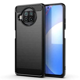 Husa Husa pentru Xiaomi Mi 10T Lite 5G - Techsuit Carbon Silicone - Black