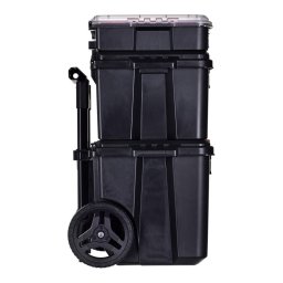 Organizator scule, 52.5x69.4x41.1cm, rasina, Negru