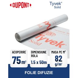 Folie anticondens si difuzie DUPONT TYVEK SOLID
