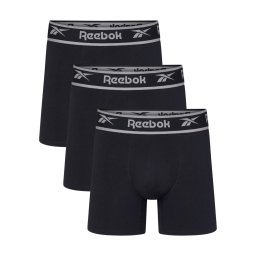 Set de 3 boxeri din bumbac, negru, bărbați