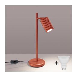 Brilagi - Lampă de masă LED CRESTO 1xGU10/10W/230V roșie