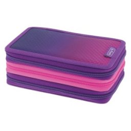 Penar Echipat 31 Piese 3 Fermoare Dip Dye, Culoare Mov / Roz