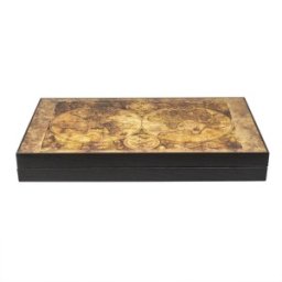 Joc din Lemn Lacuit, Table, Model Glob Lucios, Dimensiune 48 x 58 cm