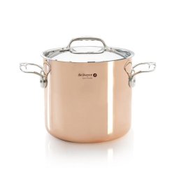 De Buyer Prima Matera Saucepot copper/steel extra high 20cm ind