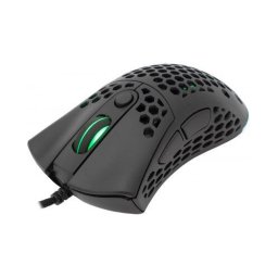 Mouse Shuriken ESL-M56 – Mouse gaming cu fir USB, optic 6.400 DPI, 6 butoane + scroll, iluminare RGB, negru