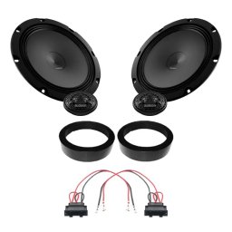 Boxe auto Pachet difuzoare auto Audison Prima dedicat usi fata Skoda Rapid 2012-, RMS 100W, 200mm