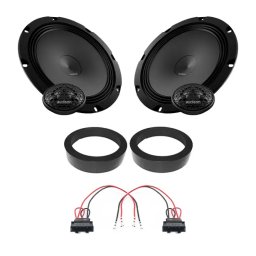 Boxe auto Pachet difuzoare auto Audison Prima dedicat usi fata Volkswagen Caddy 2015-2020, RMS 100W, 200mm