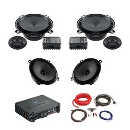 Boxe auto Pachet Difuzoare Auto cu amplificator Ford Fiesta 3 1989-1997 Audison Prima 560 W