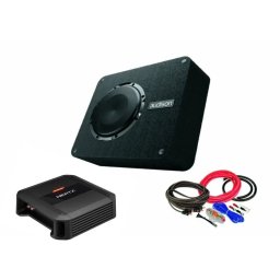 Boxe auto Pachet Subwoofer Audison APBX 8R + Amplificator Dieci Power 1.500 + Kit de cabluri complet
