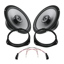 Boxe auto Pachet difuzoare auto Hertz Uno dedicat usi spate Alfa Romeo Giulia, RMS 55 W