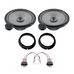 Boxe auto Pachet difuzoare auto Hertz Uno dedicat usi fata Audi A2 2000-2005, RMS 75 W