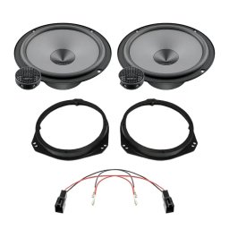 Boxe auto Pachet difuzoare auto Hertz Uno dedicat usi fata Alfa Romeo Mito, RMS 75 W